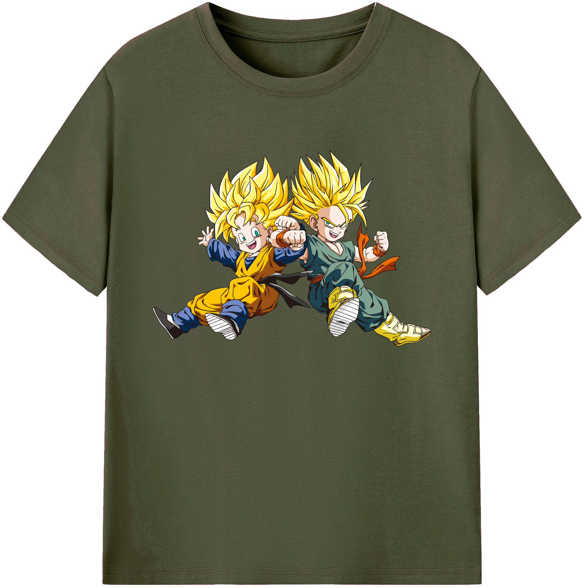 （画像用） ドラゴンボール 孫悟空（そん ごくう）Son Goku カカロット DRAGON BALL Kakarotto 綿100％ メンズ半袖Tシャツ｜肌触りやわらか＆通気性